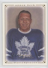 2008-09 Upper Deck Masterpieces Turk Broda #36 HOF 0m8e