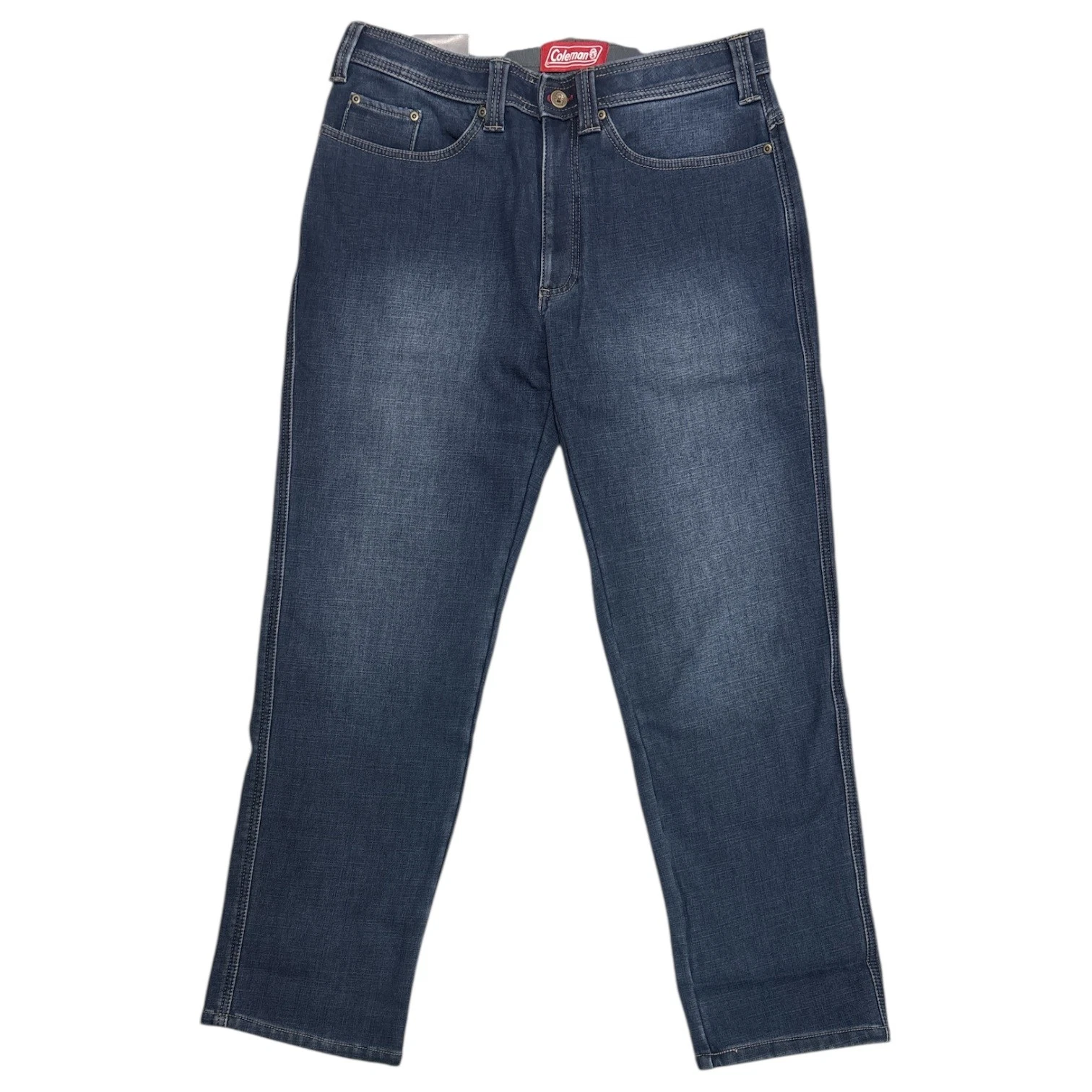Coleman Men's Extra Warm Bonded Fleece Lined Stretch Denim Pant