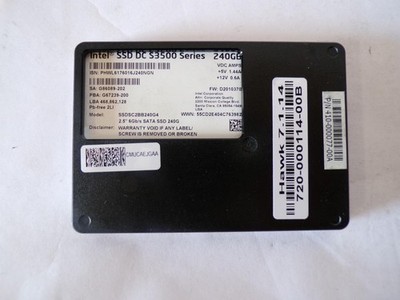 Intel SSD DC S3500 Series 240GB SSDSC2BB240G4 2.5'' 6Gb/s SATA Solid State Drive