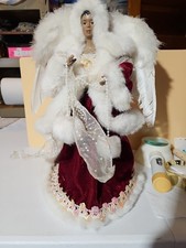 black angel christmas tree topper