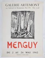 [AFFICHE D'ART] MENGUY : Voiles noires en étoiles #Artemont #Paris, 1962