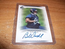 2003 Upper Deck NFL Football Bobby Wade Rookie Auto Card 964/1200 Chicago Bears. rookie card picture
