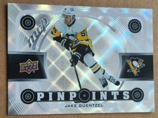 Jake Guentzel 2022-23 Upper Deck MVP Pinpoints #PP-21 Pittsburgh Penguins