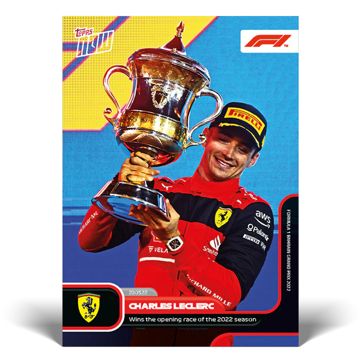 Charles Leclerc - 2022 F1 Topps Now Card 1 - Print Run: 5,391