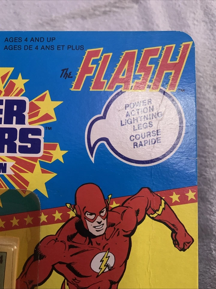 Super Powers Vintage Flash 1984 Dc Cómics Carded Moc - Imagen 3 de 4
