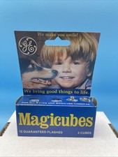 Vintage GE Magicubes Flash Cubes Bulbs 1 Boxes 3 Cubes 12 Flashes New Old Stock
