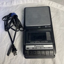 Panasonic RQ-2102 Slim line Cassette Tape Recorder Player With Power Cord Tested