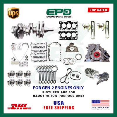 RANGE ROVER SPORT FORGED CRANKSHAFT & ENGINE REBUILD KIT 306DT TDV6 3.0L DIESEL