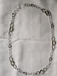 Authentic Michael Dawkings Sterling Silver/Gold Plated Starry Night Necklace 36 Inch RARE