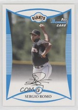 2008 Bowman Prospects Sergio Romo #BP4 0i6y