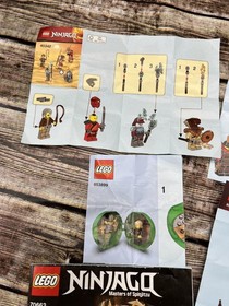 Lego Ninjago Replacement Instruction Manuals W/Tornado of Spinjitzu Accessories