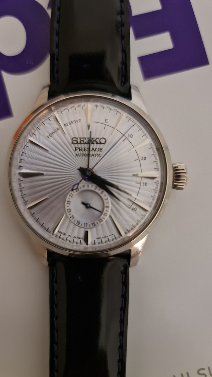 SEIKO PRESAGE SSA343J1 Cocktail Automatic Watch Soft Blue Power