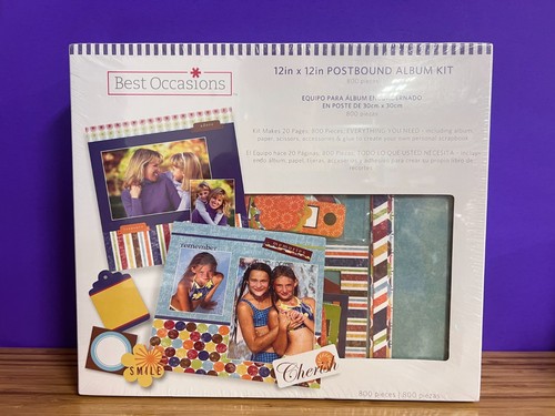 Scrapbook Kit by Best Occasions 800 Pieces Complete Kit-sealed