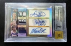 New ListingWorn Jersey Triple Threads Larry Bird Robinson Magic Johnson 1/1 Auto Patch ⁉️