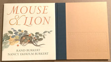 Fine 2011 HC DJ 1st ED Mouse Lion Aesop N Burkert James Giant Peach Illustrator