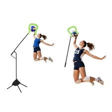 Volleyball Spike Hitting Trainer with Adjustable Modes & Height, Lightweight ...