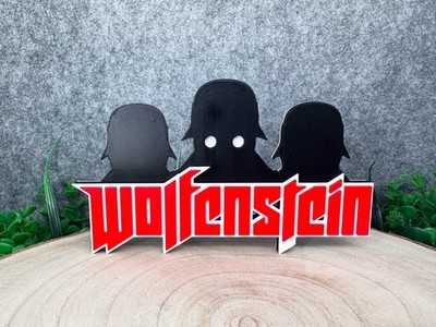 Wolfenstein   Geschenkidee für Fans und Sammler Fan Art 3D Nerd Geek Figuren