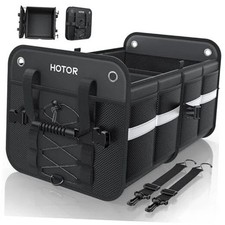 Trunk Organizer for SUV Car Storage Box with 22.1" 13.0" 12.0" Black