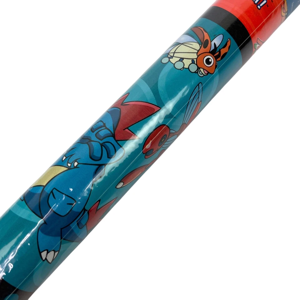 Pokemon Vintage Gift Wrap American Greetings Wrapping Paper Birthday Sealed - Image 2 of 4