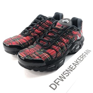 red plaid air max plus