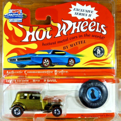 Hot Wheels Vintage Collection Series 2 II Redline '32 Ford Vicky Metallic Olive