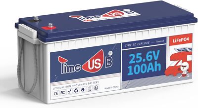 Gebraucht Timeusb 24V 100Ah LiFePO4 Lithium Batterie mit 100A BMS Energie Boat