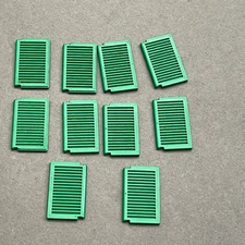 Lego Green Replacement Parts Pieces Lot of 10