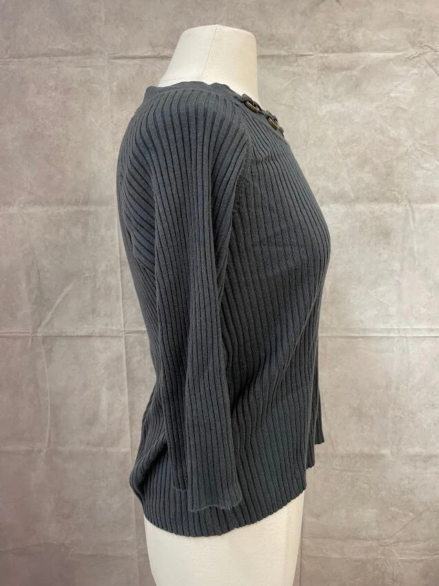 Pullover negro manga larga para mujer RQT talla L Foto 4 de 4