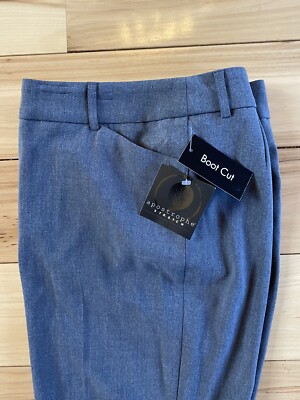 NWT Women s Apostrophe Stretch Vanessa Pant 6 Short Grey
