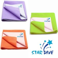 Purple, Green And Orange Baby Bed Protecting Water Absorbing Baby Dry sheet