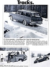 Jeep Jeepster Commando Wagoneer Vintage 1969 Original Print Ad 8.5 X 11