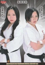Inaba Sisters (Tomoka & Azusa) 2023 BBM Ambitious Woman's Pro Wrestling #28