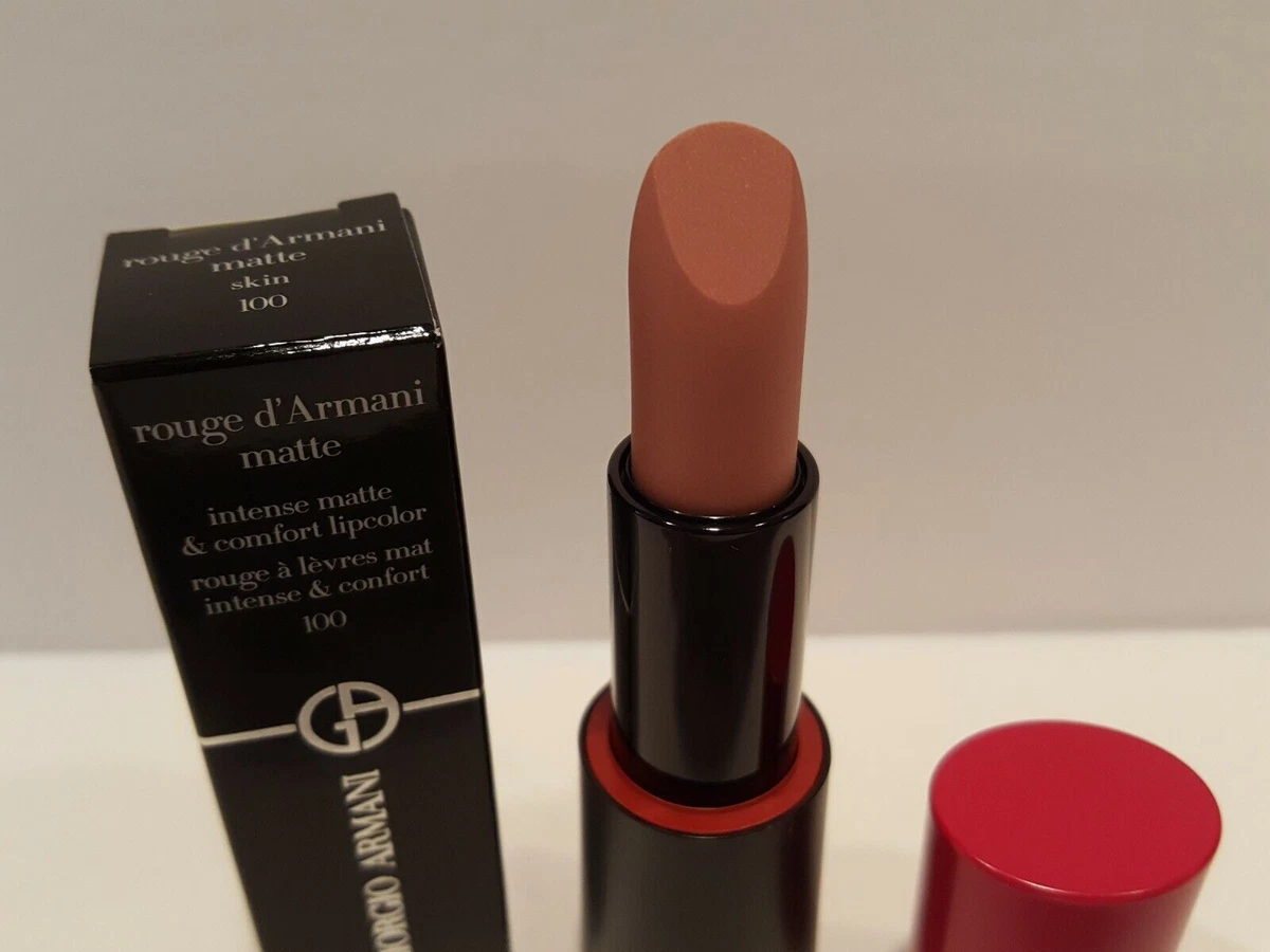 GIORGIO ARMANI Rouge D Armani Matte Lipcolor 100 SKIN 0.14 oz NIB