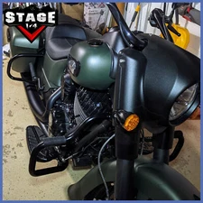 Mustache Engine Guard + Saddlebag Guard Highway Crash Bar For Indian Chieftain