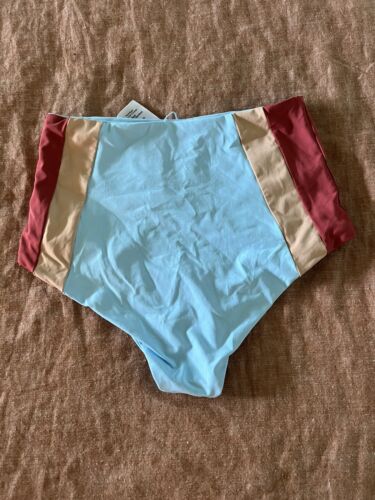 L*Space Portia Girl High Waist Bikini Bottom S - Picture 2 of 2