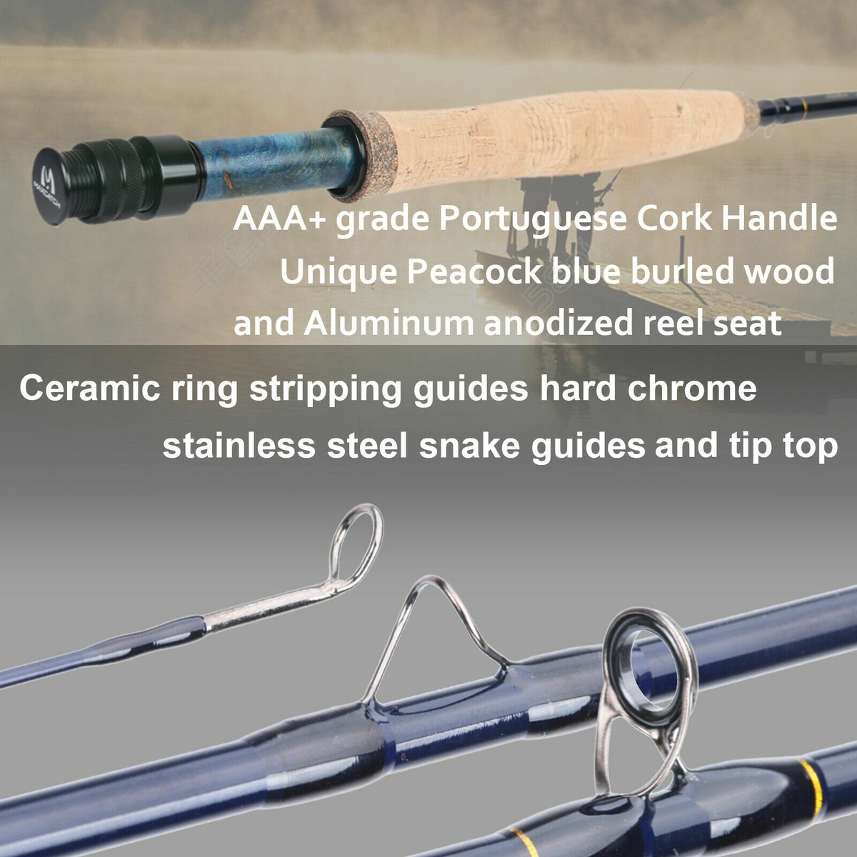 Maxcatch Nymph Fly Fishing Rod Combo, 2/3/4wt 10FT Rod, AVID