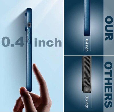 iPhone 13 Pro Max Case - Shockproof - TPU - NAVY BLUE | eBay