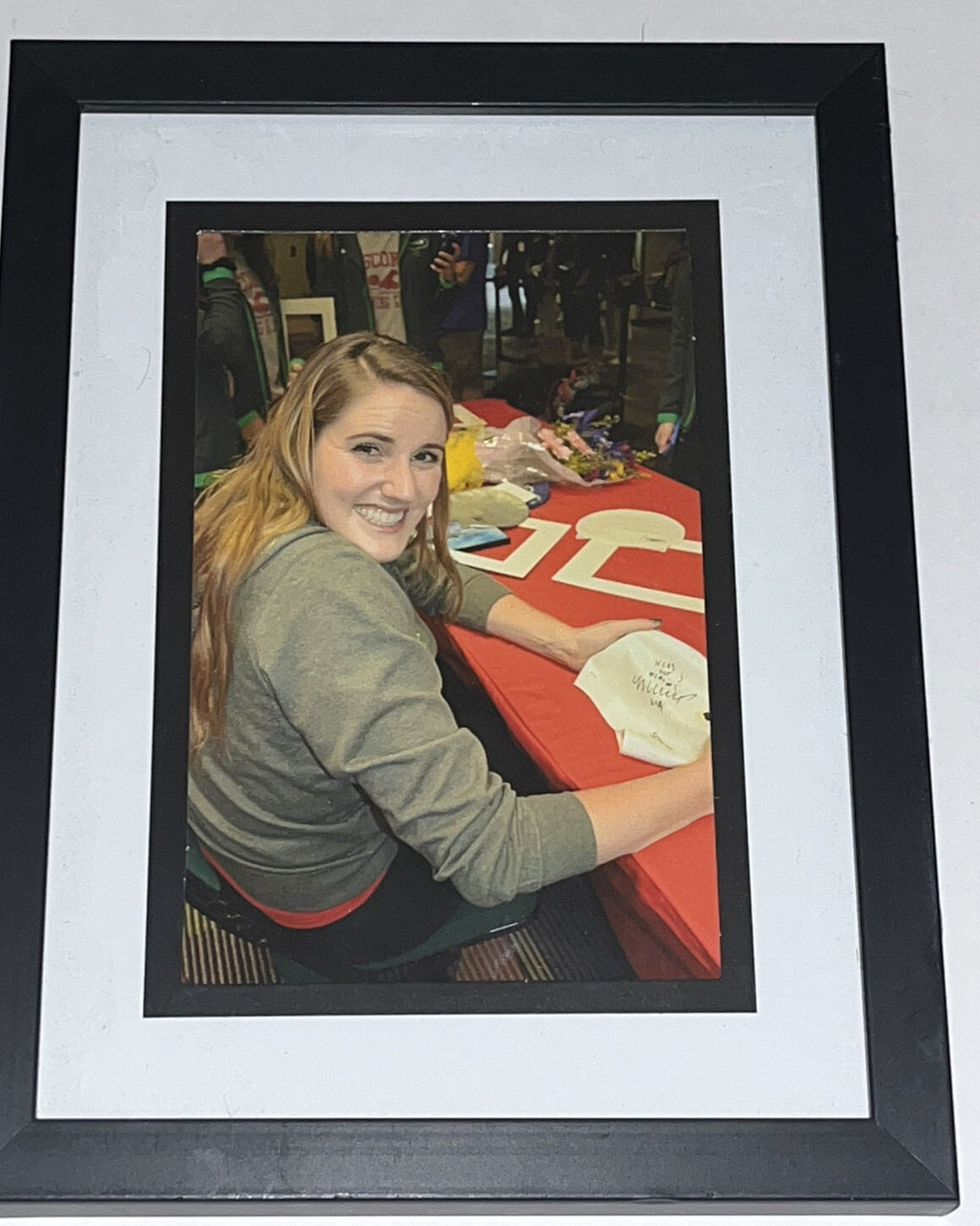 Missy Franklin USA Olympic gold swimmer signed USA swim cap Exact Proof