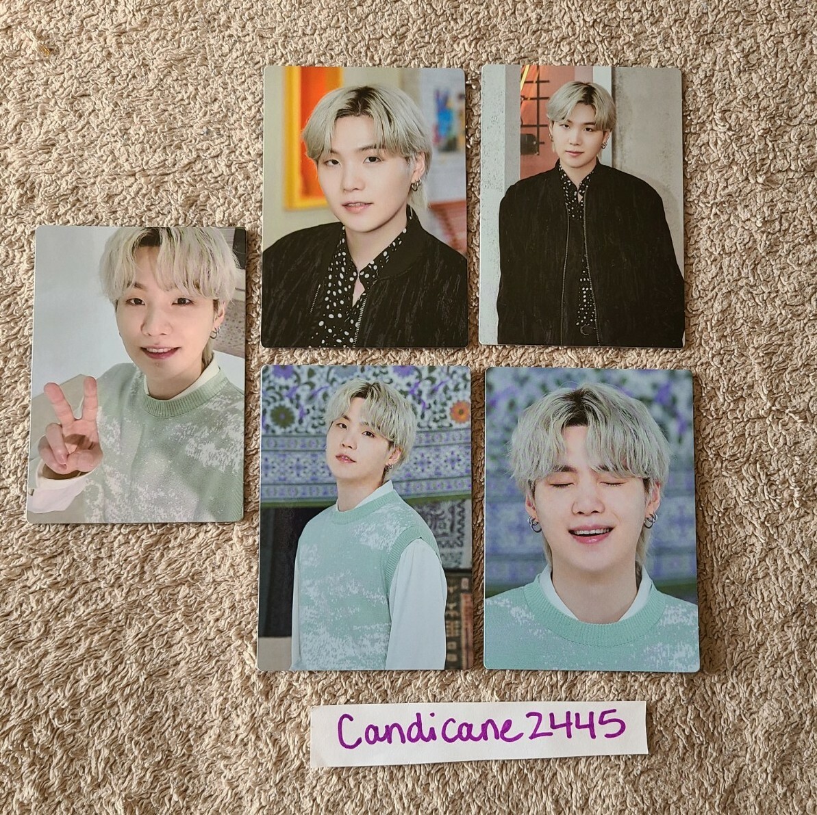 BTS Official Permission To Dance Seoul Mini Photocard Set of 5