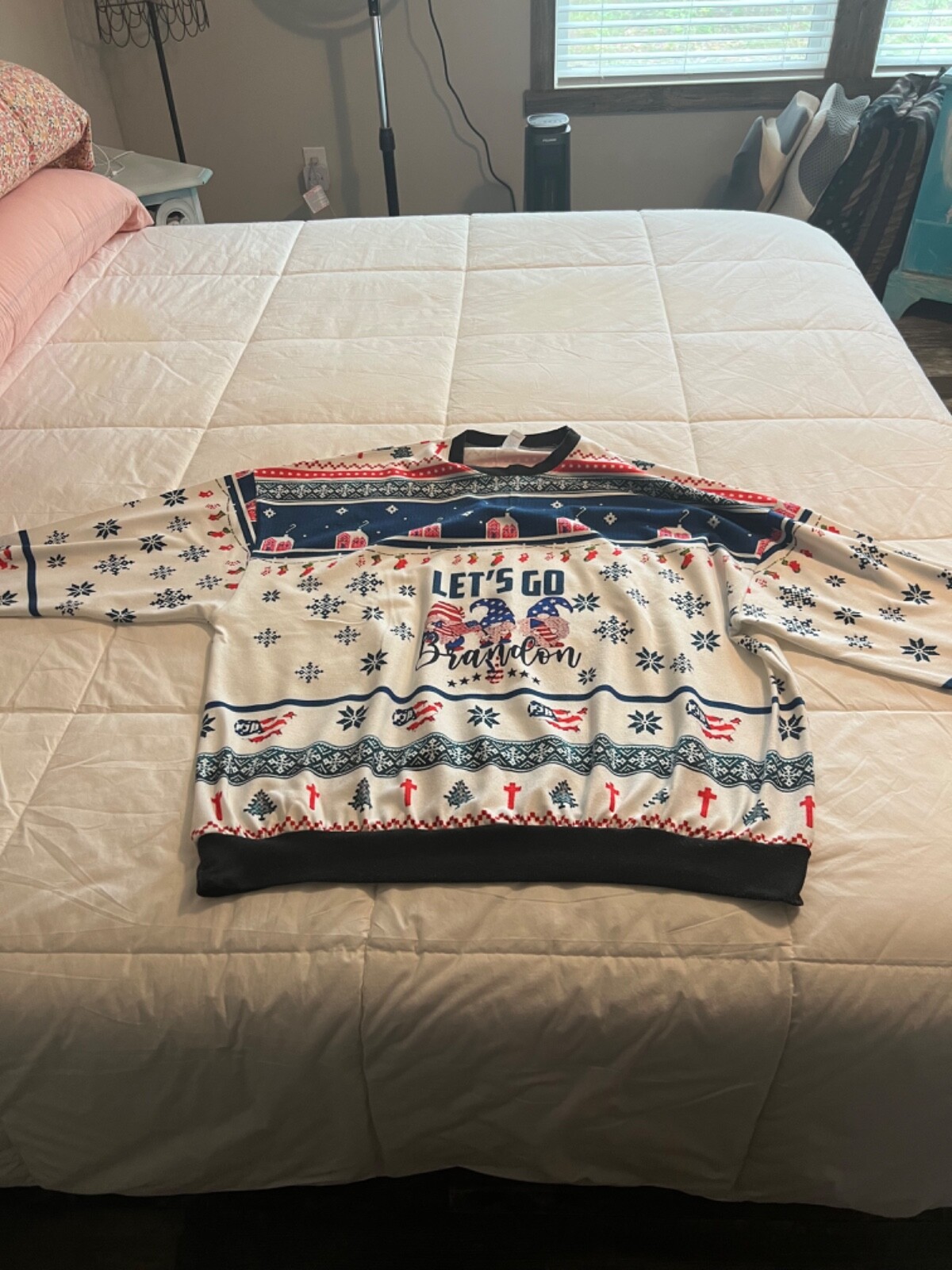 trump ugly christmas sweater 4xl FJB Let's Go Brandon! Sharp and