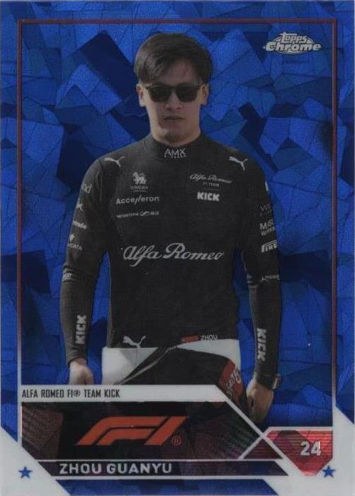 2023 Topps Chrome Sapphire Edition Formula 1 - Zhou Guanyu #59 - 1 of 1