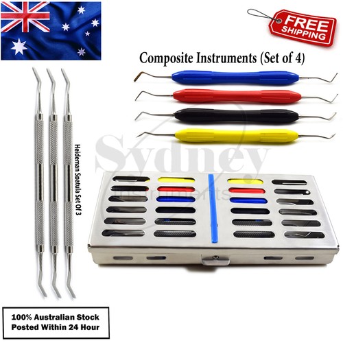 5 Composite Dental Filling Instrument 499/3T Probe Scaler Spatula - Foto 7