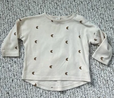 Quincy Mae Moon Shirt 6-12 Months Organic Cotton