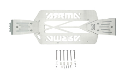 GPM Stainless Steel Skid Plates For F/C/R Chassis For ARRMA 1/10