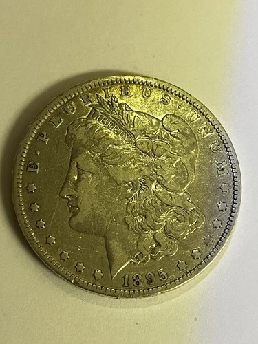 1895-O.  EF MORGAN DOLLAR