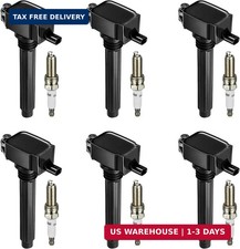 6 Pack Mopar Ignition Coils Spark Plugs For Chrysler Jeep Dodge Ram 3.6l Uf648