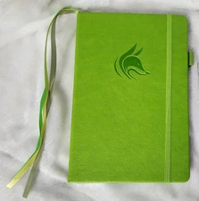 Clever Fox Budget Planner Green HB 3 Ribbon Marks / Elastic Closure Stickers etc