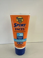 Banana Boat Sport Ultra SPF 30 Sunscreen Cream 3 oz Lot of 6 Free Shipping