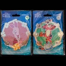 PALM Disney Piglet and Tigger Jumbo Pin Pair | Limited Edition 300 | NWT