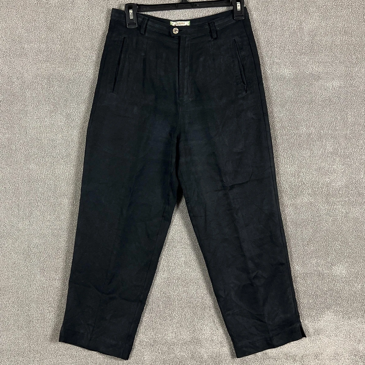  Bahama シルクスラックス 100% SILK 36 黒 Tommy Bahama Silk Black Pants for Women for sale | eBay